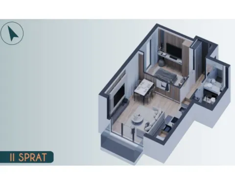 Prodaja, dvosoban stan, 50m², Altina, Beograd - image 8