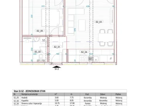 Prodaja, jednosoban stan, 51m², Momišići, Podgorica - image 4