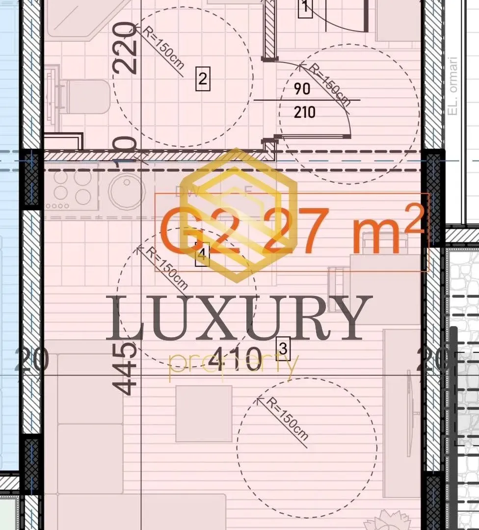 Prodaja, garsonjera, 27m², Zabjelo, Podgorica