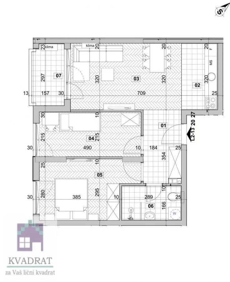 Prodaja, trosoban stan, 59m², Veternik, Novi Sad Sve Podlokacije