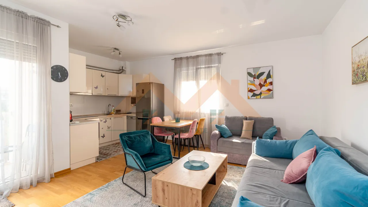 Izdavanje, jednosoban stan, 46m², Blok 9, Podgorica