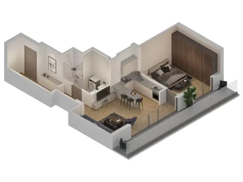 Sale, two bedroom apartment, 68m², Crveni Krst, Beograd - image 4