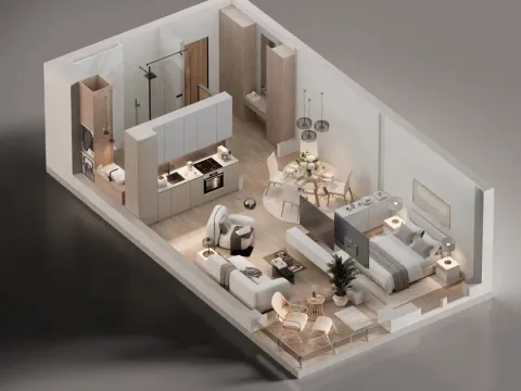 Sale, apartment, 52m², Bečići, Budva - image 4