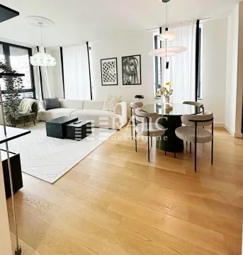 Modern and bright living room with a dining area. - image 6