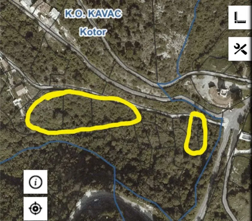 Prodaja, plac, 7627m², Kavač, Kotor