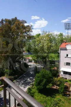 View from the terrace overlooking the surrounding greenery and street. - image 11