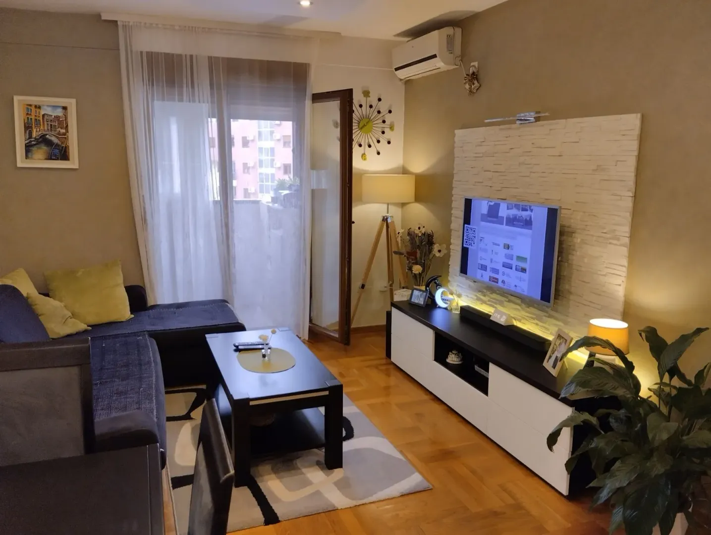Rent, one bedroom apartment, 59m², Central Point, Podgorica