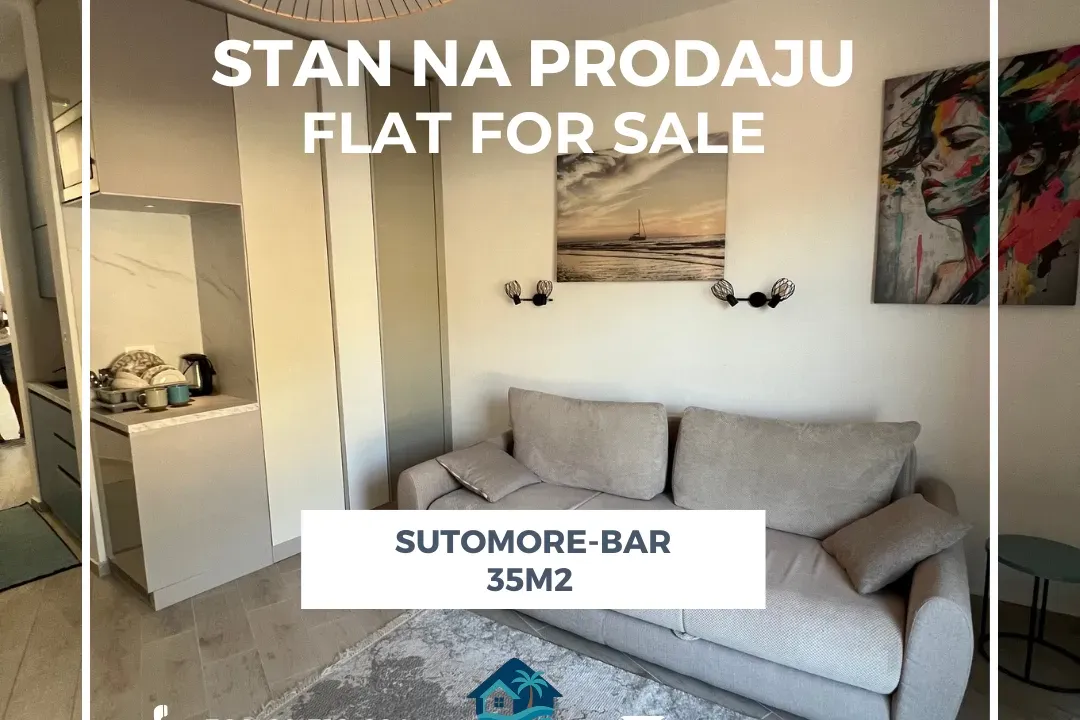 Prodaja, garsonjera, 35m², Sutomore, Bar