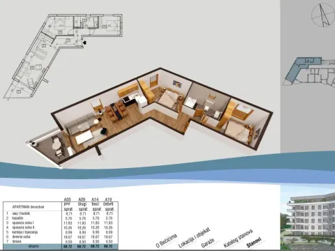 Sale, one bedroom apartment, 43m², Bečići, Budva - image 20