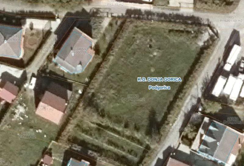 Prodaja, plac, 2017m², Donja Gorica, Podgorica