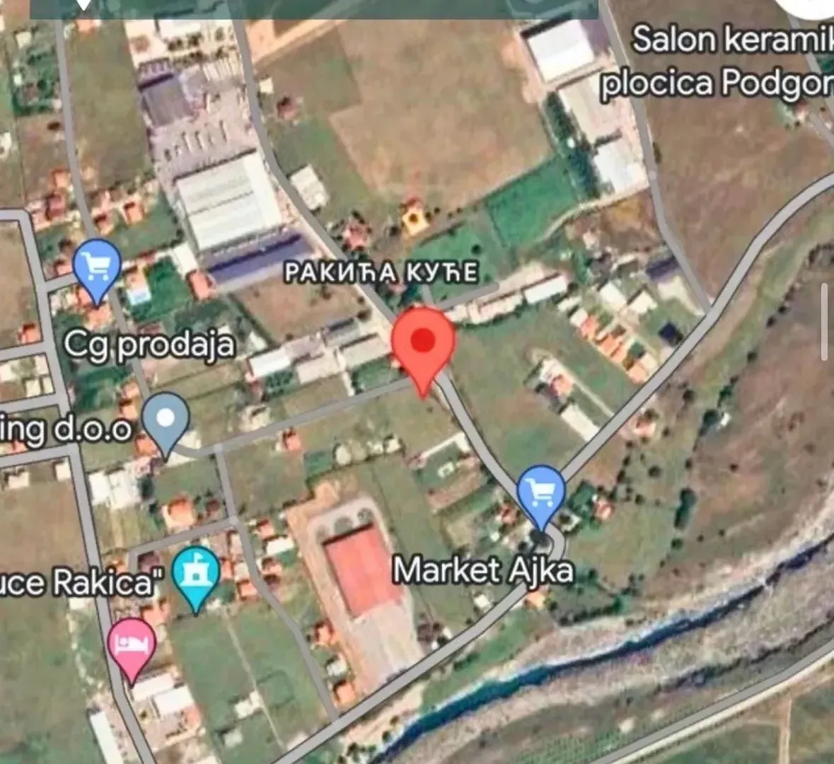 Prodaja, plac, 2764m², Kuće Rakića, Podgorica