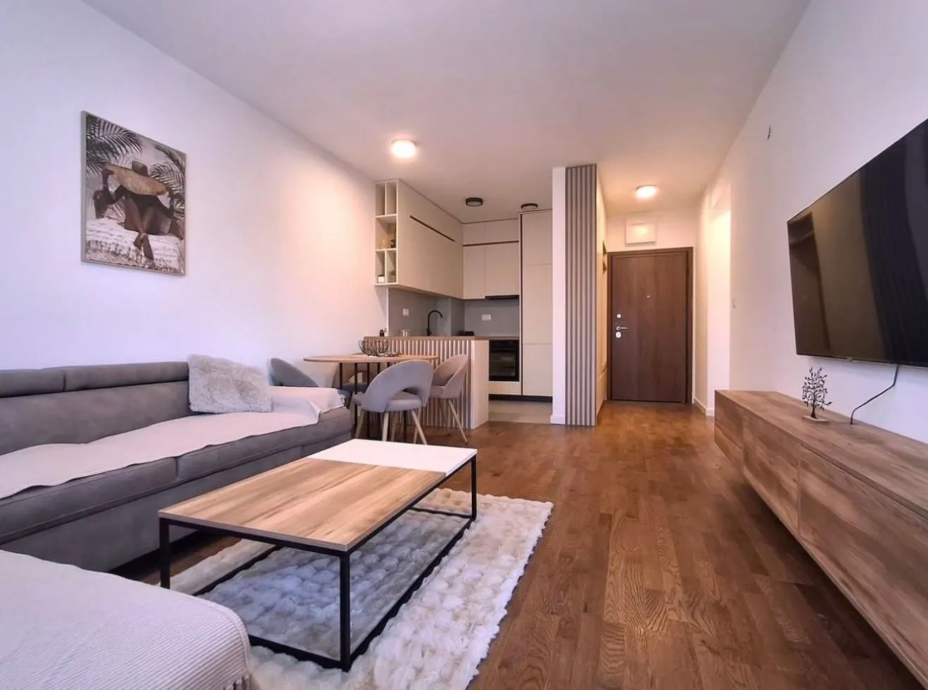 Izdavanje, jednosoban stan, 46m², Stari Aerodrom, Podgorica