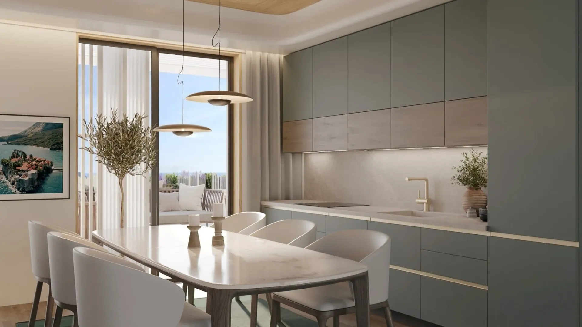 Sale, two bedroom apartment, 157m², Sveti Stefan, Budva
