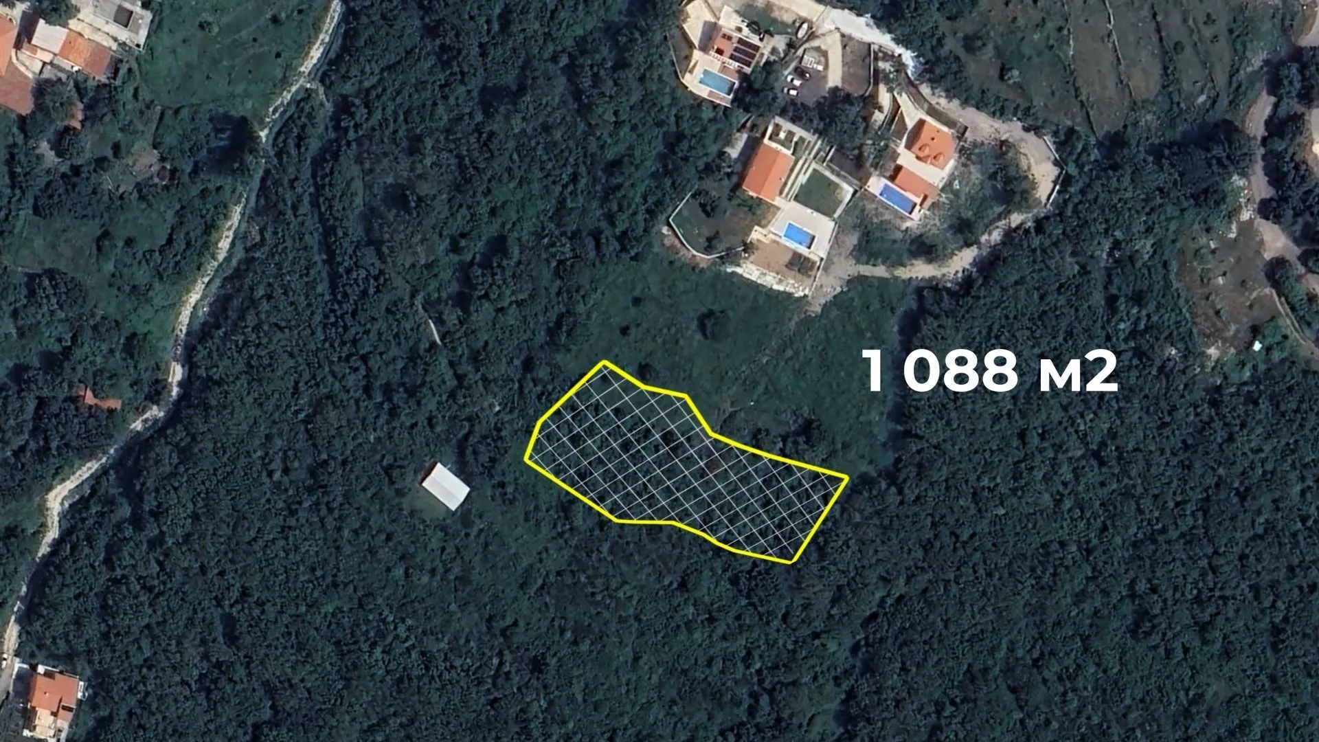 Prodaja, plac, 1088m², Kuljače, Budva