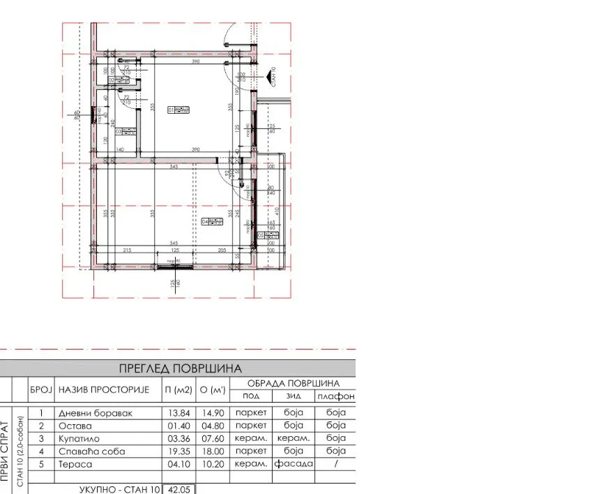 Sale, apartment, 799m², Kaludjerica, Grocka