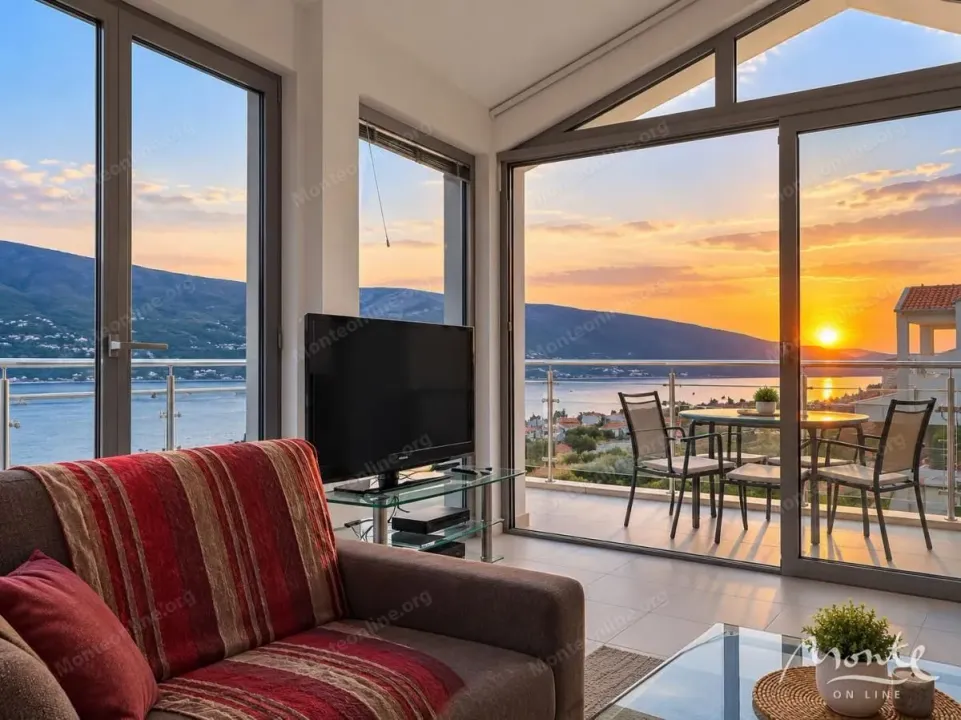 Sale, two bedroom apartment, 75m², Đenovići, Herceg Novi