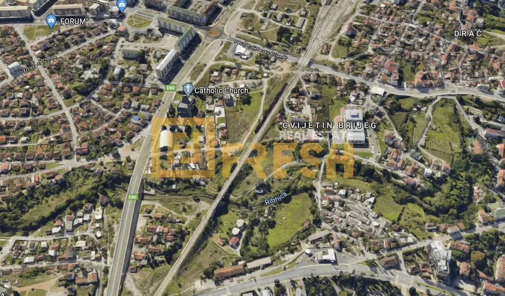 Prodaja, plac, 1500m², Stari Aerodrom, Podgorica