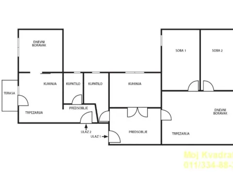 Prodaja, četvorosoban stan, 78m², Vukov Spomenik, Zvezdara Sve Podlokacije - image 16