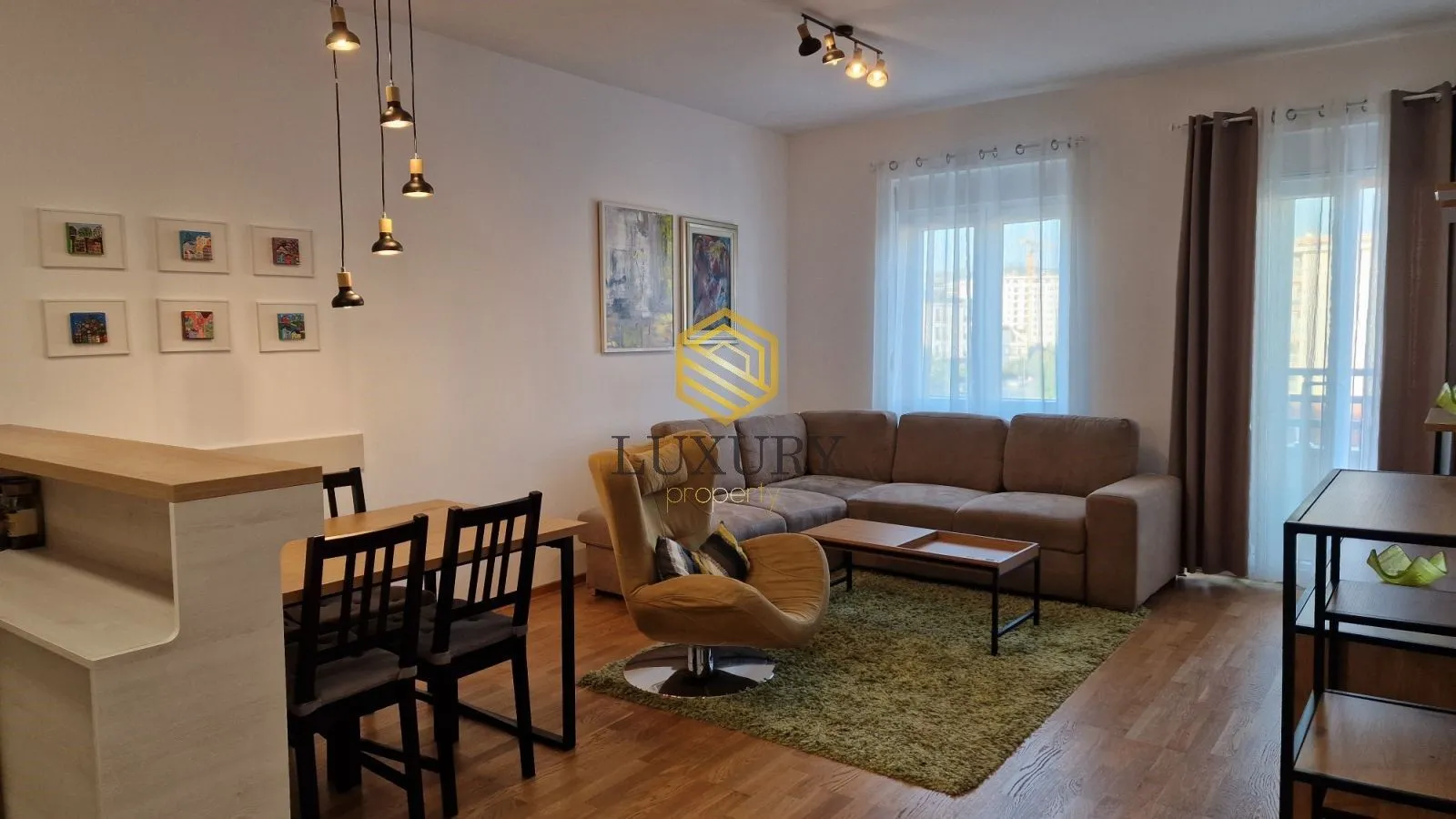 Izdavanje, jednosoban stan, 51m², City Kvart, Podgorica