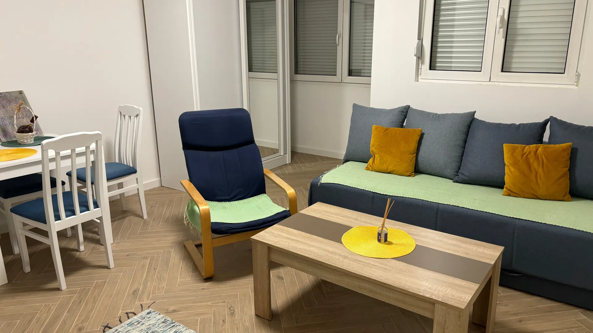 Rent, studio apartment, 28m², Gintaš, Podgorica