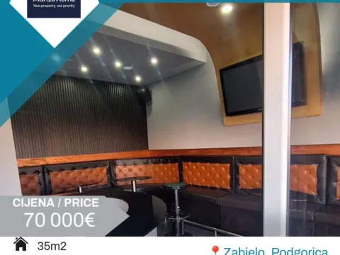 Prodaja, poslovni prostor, 35m2, Zabjelo, Podgorica Prodaja, poslovni prostor, 35m2, Zabjelo, Podgorica