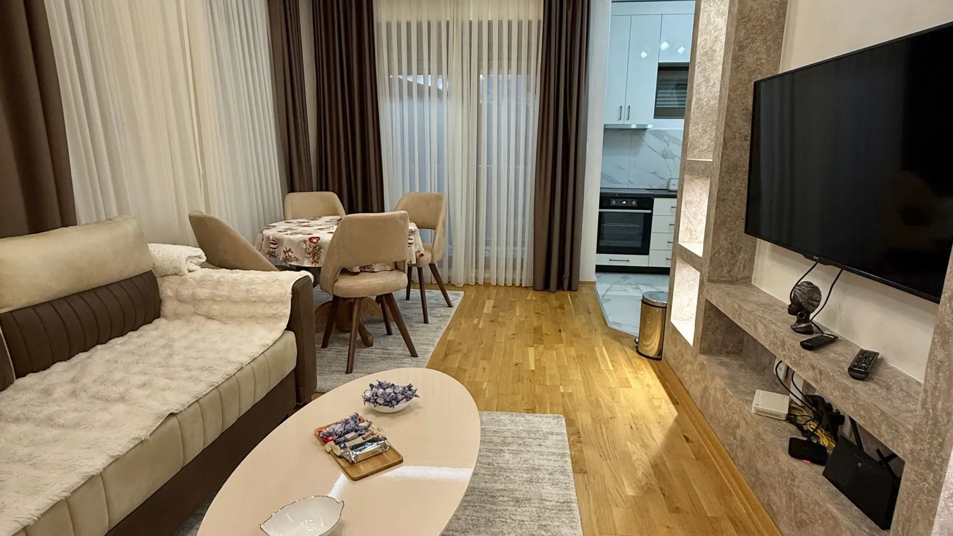 Izdavanje, jednosoban stan, 48m², Zabjelo, Podgorica