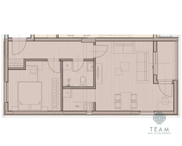 Sale, one bedroom apartment, 51m², Stari Aerodrom, Podgorica