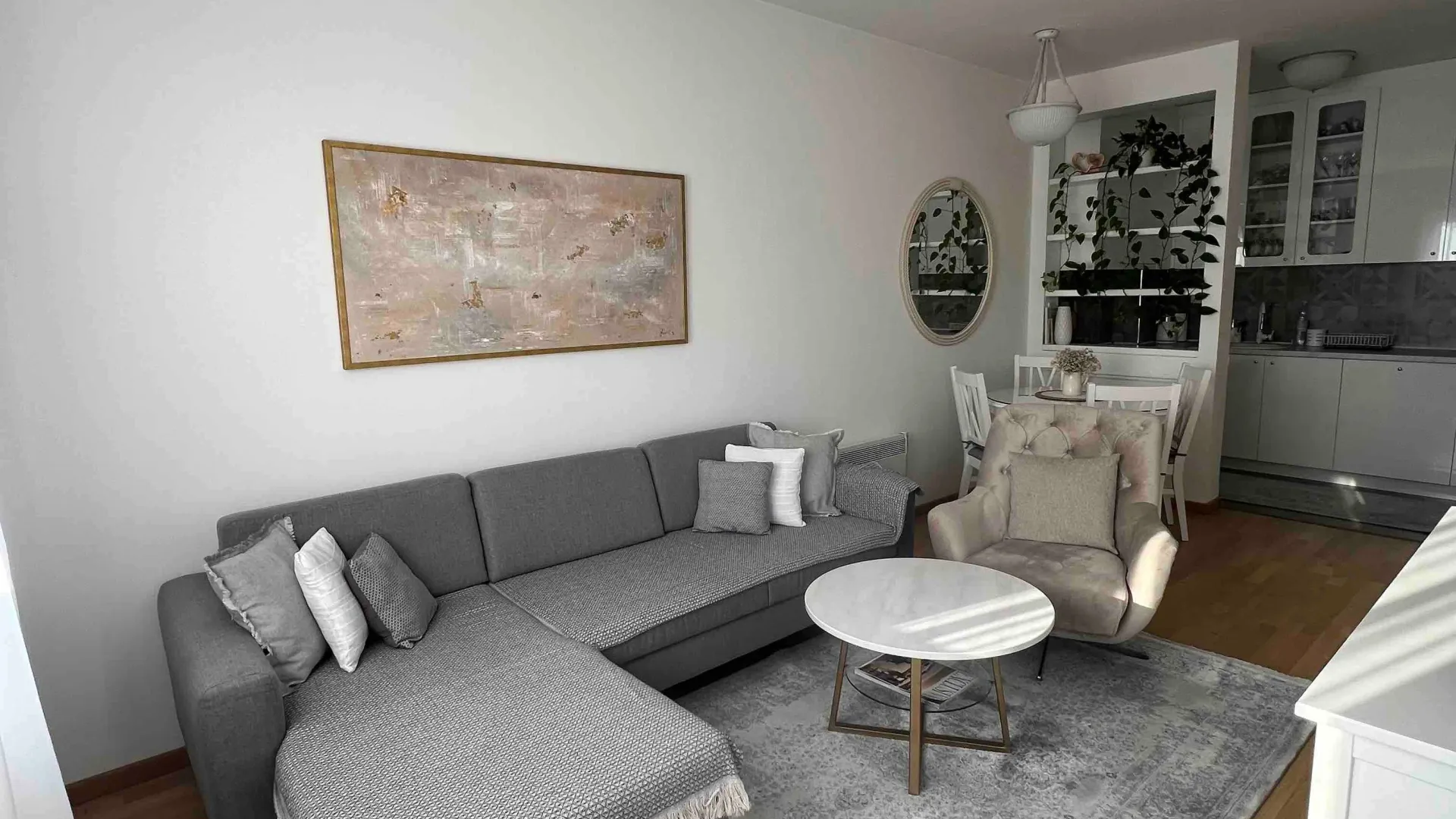 Rent, one bedroom apartment, 45m², Pobrežje, Podgorica