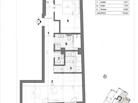 Prodaja, trosoban stan, 79m², Zemun Gornji Grad, Zemun Sve Podlokacije - image 2