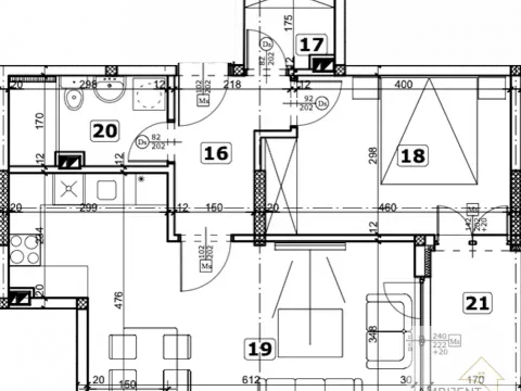 Sale, two bedroom apartment, 58m², Pančevo, Srbija - image 4