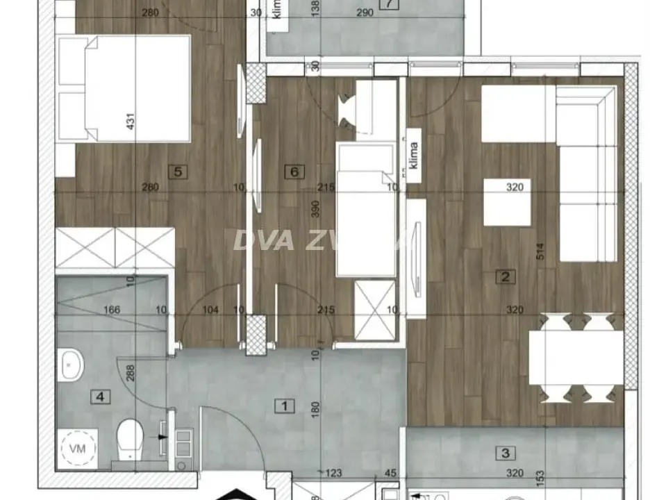 Sale, three bedroom apartment, 56m², Telep, Novi Sad Sve Podlokacije