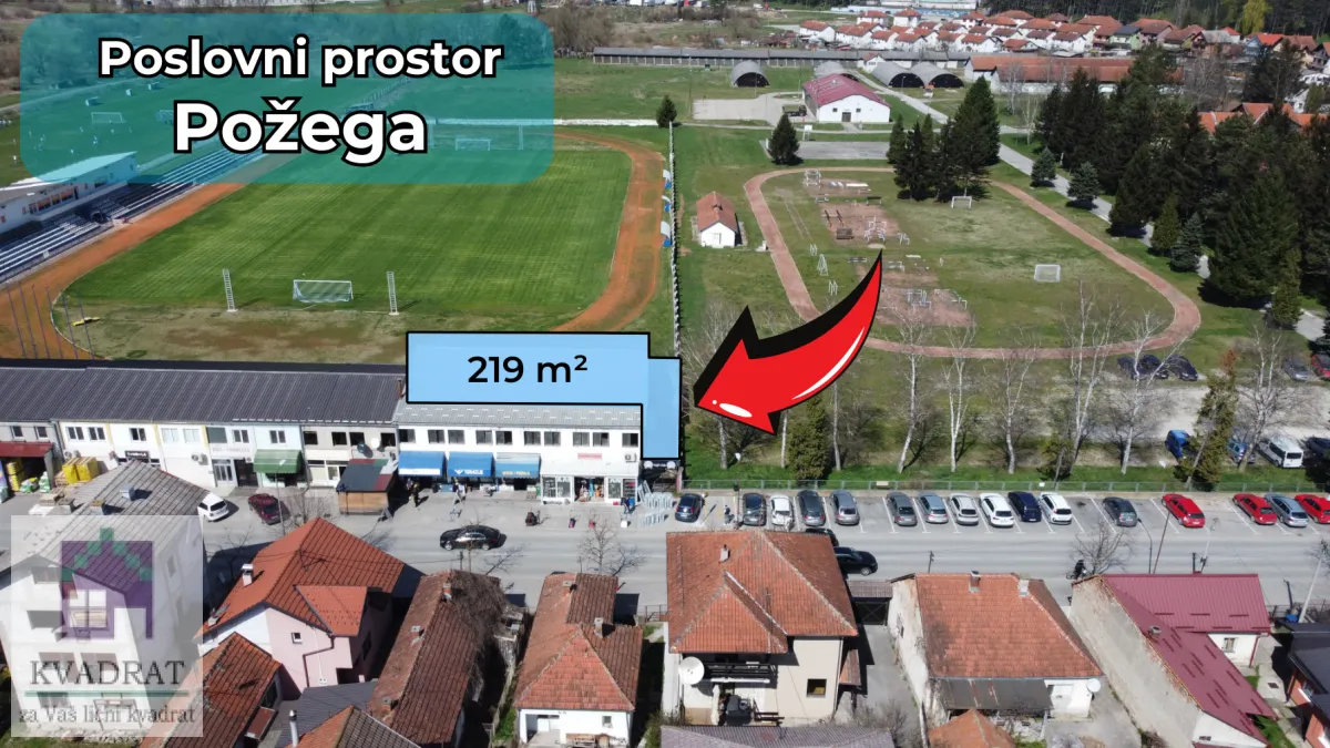 Prodaja, poslovni prostor, 219m², Požega, Srbija