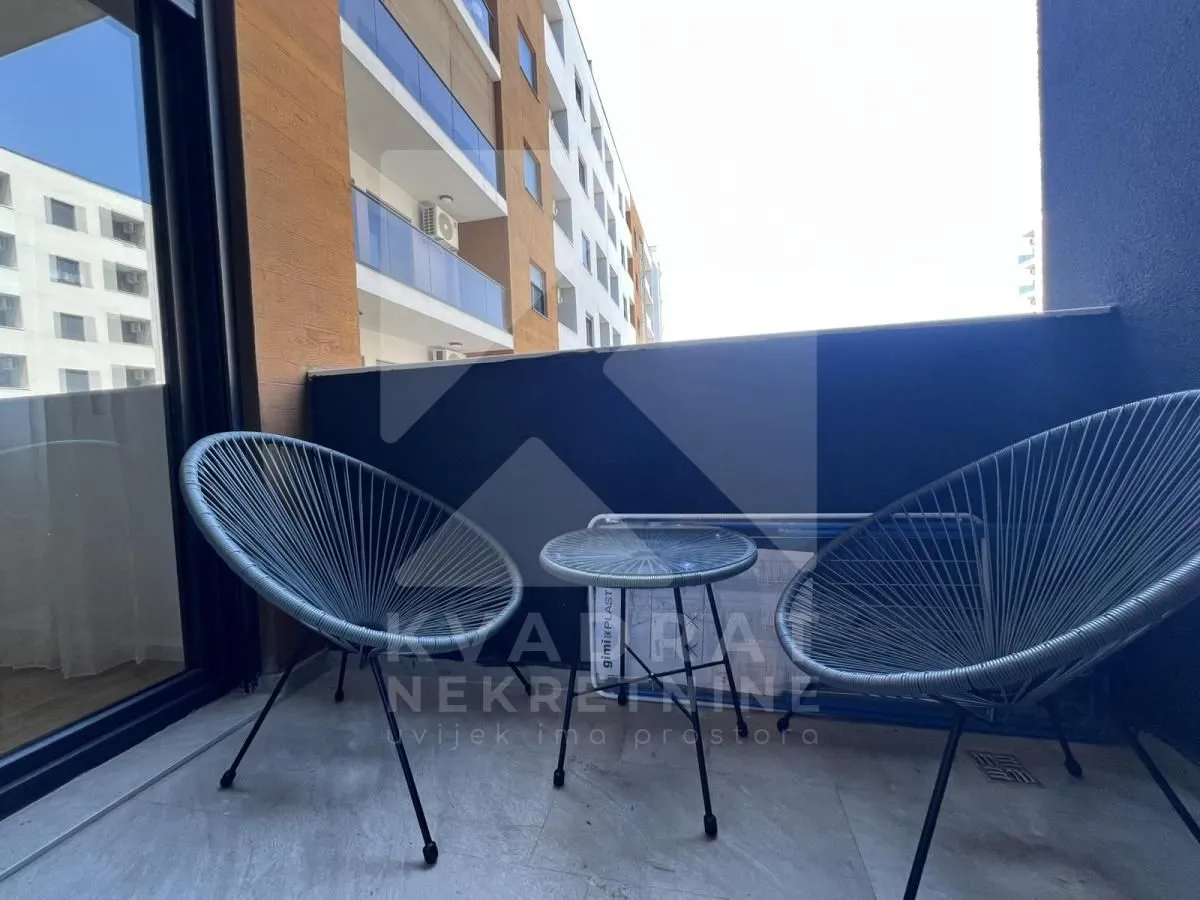 Rent, one bedroom apartment, 43m², Stari Aerodrom, Podgorica