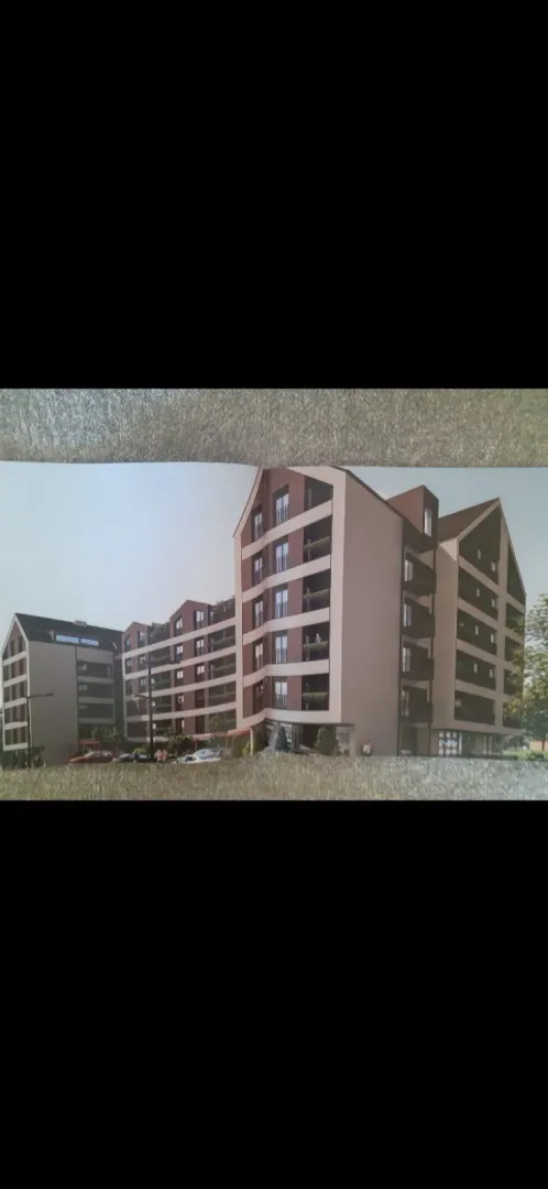 3D prikaz eksterijera moderne stambene zgrade.