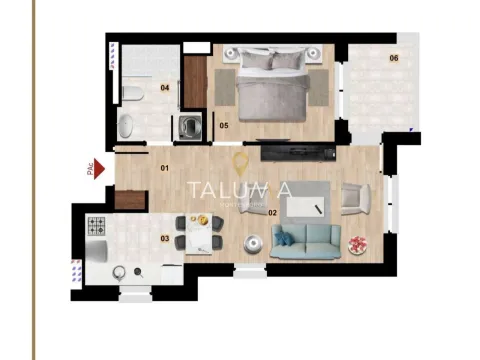 Sale, one bedroom apartment, 45m², Centar, Kolašin - image 3