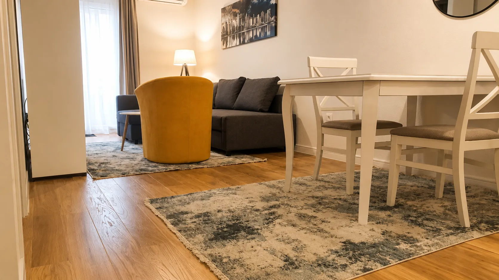 Rent, one bedroom apartment, 47m², Central Point, Podgorica