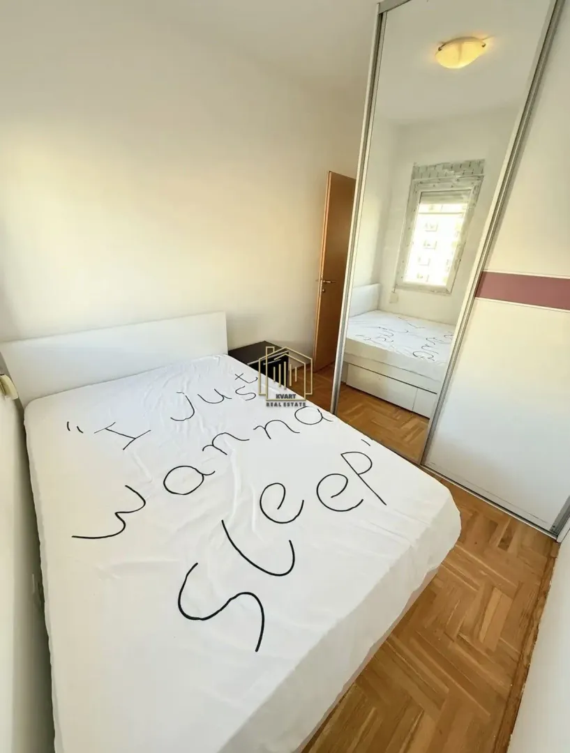 Izdavanje, jednosoban stan, 38m², Stari Aerodrom, Podgorica