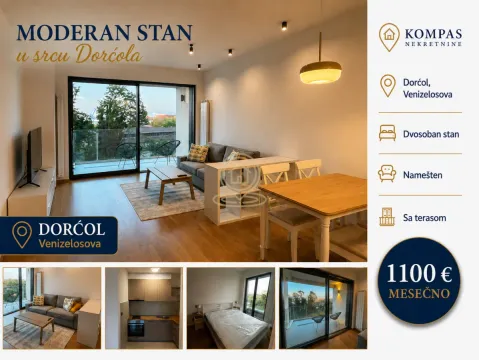 Rent, two bedroom apartment, 50m², Stari Grad, Beograd - image 1