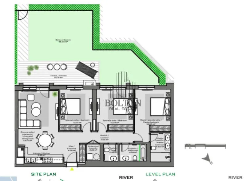 Prodaja, četvorosoban stan, 121m², Savski Venac, Beograd