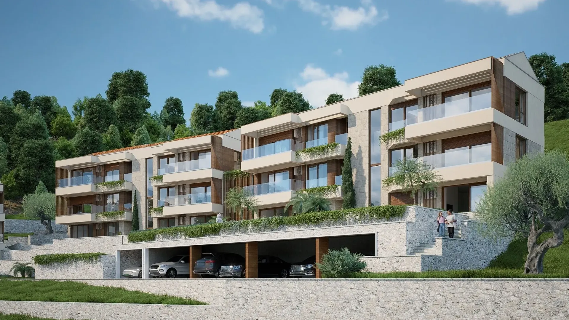 Sale, apartment, 54m², Blizikuće, Budva