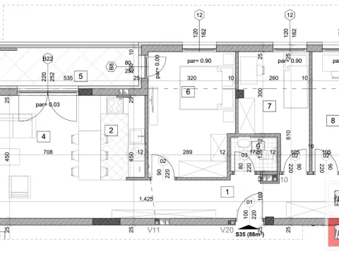 Prodaja, četvorosoban stan, 88m², Telep, Novi Sad Sve Podlokacije