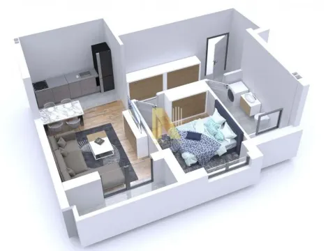 Izdavanje, dvosoban stan, 46m², Podbara, Novi Sad Sve Podlokacije - image 9