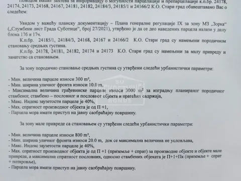 Prodaja, plac, 19674m², Zorka, Subotica - image 3