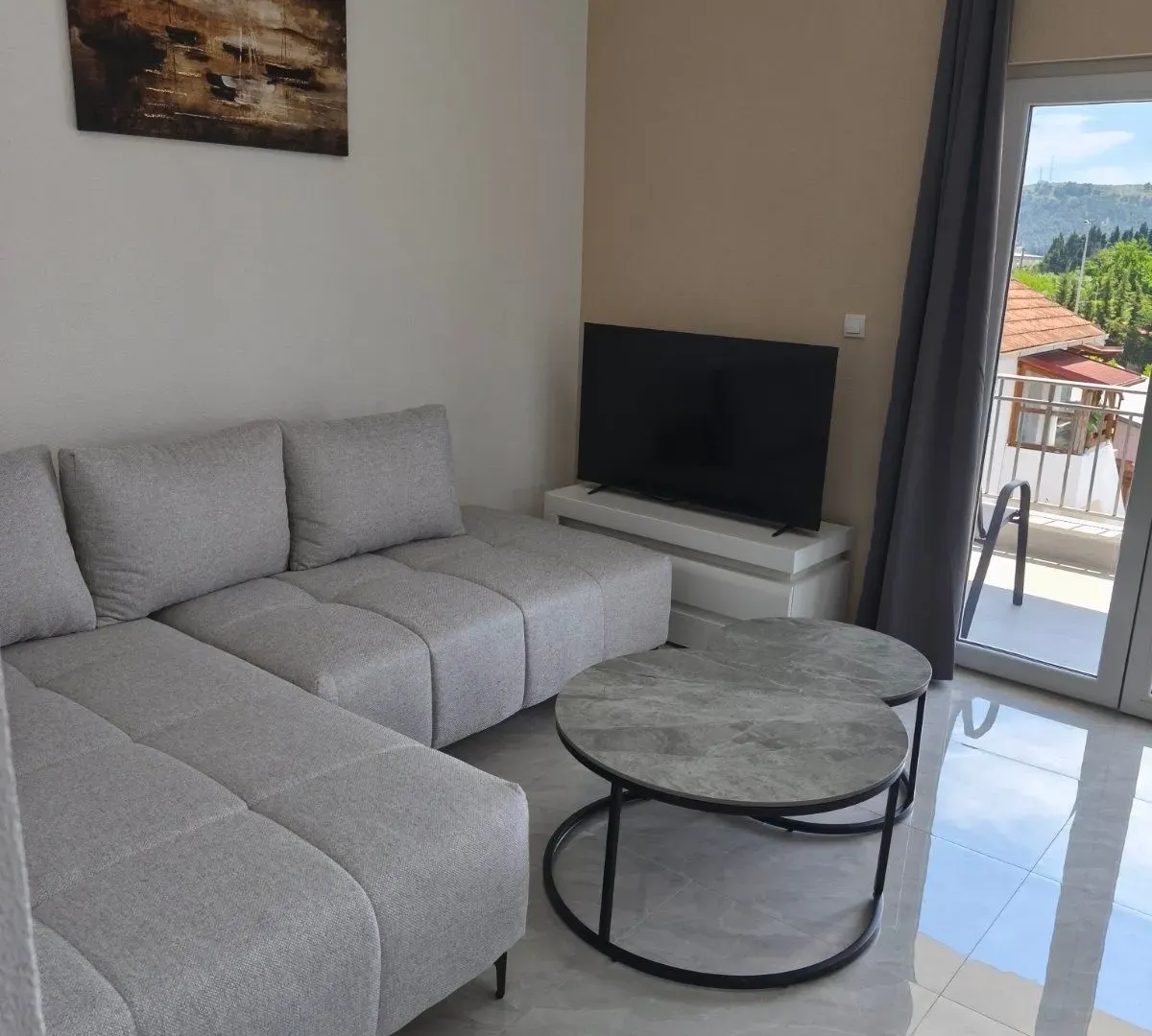 Rent, one bedroom apartment, 50m², Bjeliši, Bar
