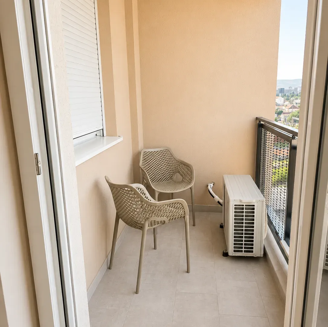 Izdavanje, jednosoban stan, 47m², Stari Aerodrom, Podgorica