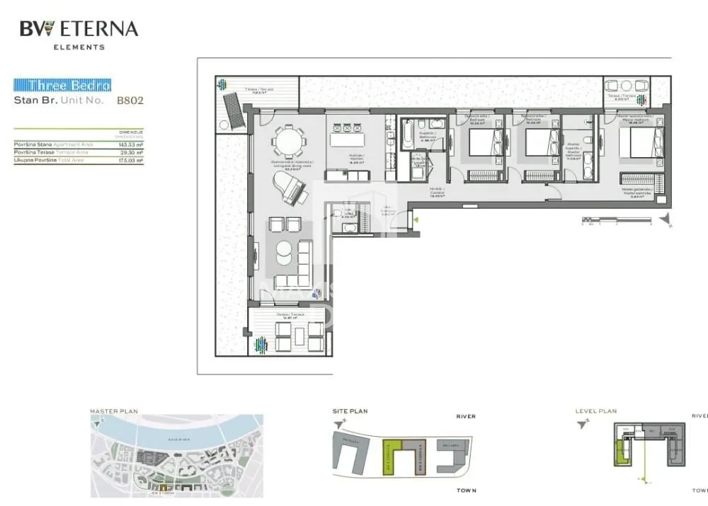 Sale, apartment, 190m², Savski Venac, Beograd