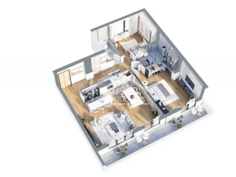 Prodaja, trosoban stan, 99m², Bežanijska Kosa 3, Bežanijska Kosa Sve Podlokacije