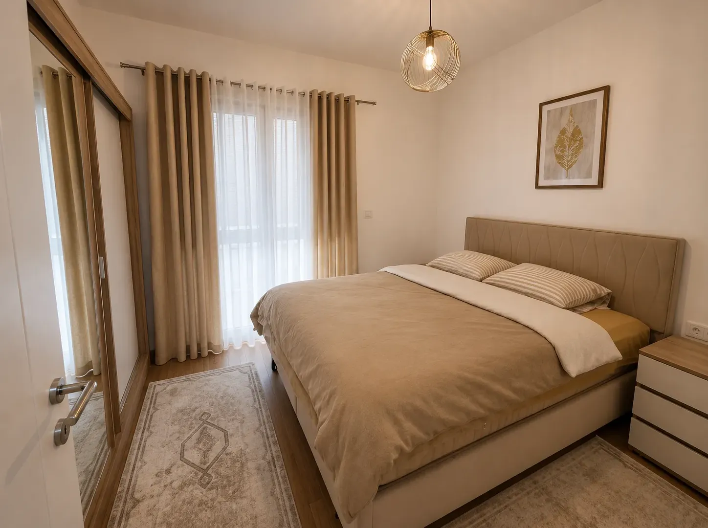 Rent, one bedroom apartment, 50m², Zabjelo, Podgorica