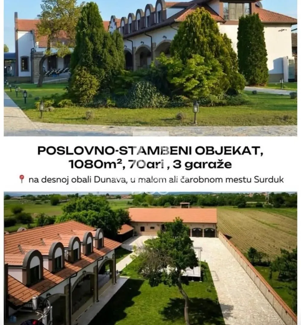 Prodaja, kuća, 1080m², Surduk, Stara Pazova