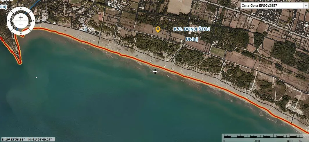 Prodaja, plac, 23295m², Donji Štoj, Ulcinj